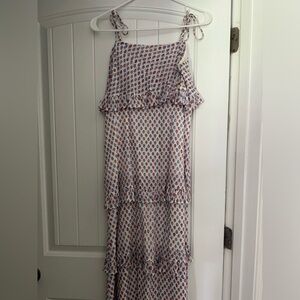 Boutique size XS dress, orange pink and blue spots on it, super cute